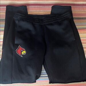 NWOT Adidas university of Louisville Black Joggers